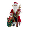 18“ Santa With Gift Bag & Scepter Table Piece