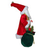 18" Santa With Gift Bag & Scepter Table Piece