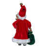18" Santa With Gift Bag & Scepter Table Piece