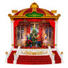 9.25“ Battery Operated USB LED Lighted Ballet Theater Lantern With Spinning Glitter Water
