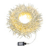 65' 2,000L Warm White 3MM LED Multifunction Cluster Garland With White Wire