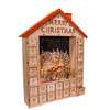 Battery-Operated LED Advent Calendar House With Nativity