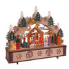 Battery-Operated LED Nativity Scene With Candles