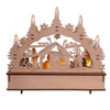 Battery Operated LED Nativity Scene With Candles