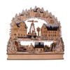 Battery Operated LED Village With Motion