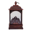 Battery-Operated LED Fireplace Lantern