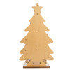 Battery Operated Light-Up LED Wooden Christmas Tree With Village Scene