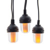 14.75' 100L Lantern With Flicker Flame LED Light Set