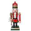 43“ LED Lighted Musical Collapsible Nutcracker