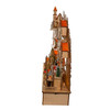 18.5" Wooden LED Light-Up Musical/Motion Christmas Village