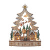 12.6“ Battery Operated Lighted Christmas Tree Village