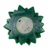 9" Battery Operated Green Christmas Tree Candle With LED Flicker Flame