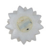 9" Battery Operated White Christmas Tree Candle With LED Flicker Flame