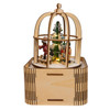 7" Battery Operated LED Lighted Music Box