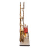 13" Battery Operated 10-Light Tree With Village Scene