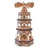 19.29“ Battery Operated LED Lighted 3-Story Tower Windmill Table Piece