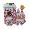 7.5" Battery Operated USB LED Lighted Santa Train Lantern With Spinning Glitter Water