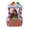 7.5" Battery Operated USB LED Lighted Santa Train Lantern With Spinning Glitter Water