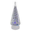 11.5" Battery Operated USB LED Rotating Christmas Tree With Spinning Glitter Water