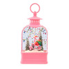 9.75“ Battery Operated USB LED Lighted Flamingo Riding Motorcycle Water Lantern
