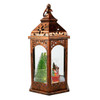13" Battery Operated Lighted Santa Lantern