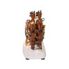 7" Battery Operated LED Santa With Sleigh Table Piece