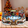 6.5" LED Musical Ice Hockey Rink Table Piece