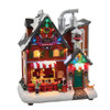 10.63“ Battery-Operated Light-Up Musical Chocolate Factory