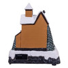 8.5" Battery Operated Lighted Musical Santa Village Scene With Motion Table Piece