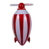8" Battery Operated Musical Santa Hot Air Balloon Table Piece With Digital Propeller