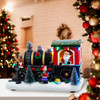 Battery Operated Lighted Musical Santa Train Table Piece