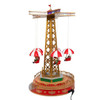 LED Lighted Musical Santa Balloon Drop Table Piece