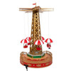 LED Lighted Musical Santa Balloon Drop Table Piece