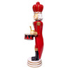 12" Battery Operated Lighted King Nutcracker Table Piece