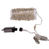 33' 100L Warm White LED Ribbon Light With Clear PVC Wire In PDQ