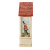 9.2" Battery Operated LED Snowman House Water Lantern