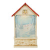 9.2" Battery Operated LED Snowman House Water Lantern