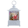 10“ Battery Operated Warm White LED Lighted Santa With Gifts Lantern