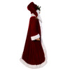 72“ Jacqueline Kent Red & Gold Traditional Santa With Bag