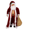 72“ Jacqueline Kent Red & Gold Traditional Santa With Bag
