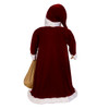 72“ Jacqueline Kent Red & Gold Traditional Santa With Bag