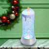 9.25" Battery-Operated Color Changing LED Snowing Candle