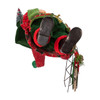18" KSA Kringles Red and Green Santa and Gifts