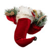 18" KSA Kringles Rustic Santa With Skis