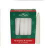 4“ White Dripless Candles, 12-Piece Box Set