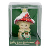 Glass Mushroom Guy Holding Wreath Ornament