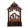 11" Battery Operated LED Lighted Nativity Scene Water Lantern