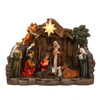 10.4" Battery Operated Light-Up Nativity Table Piece
