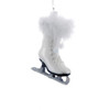 Noble Gems™ White Ice Skate Glass Ornament
