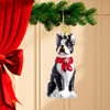 Noble Gems™ Boston Terrier Glass Ornament